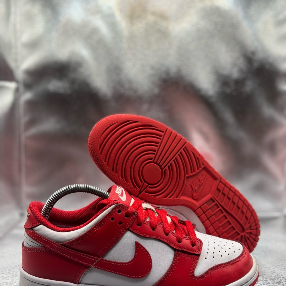 Nike Kids Red and White Sneakers